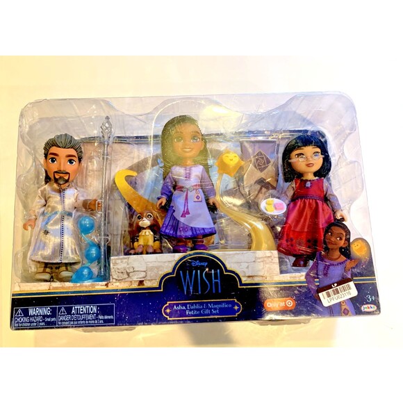 Disney’s Wish 6'' Asha, Dahlia & Magnifico Petite Doll Gift Set - SEE PHOTOS - Picture 4 of 5